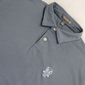 Peter Millar Summer Comfort E4 Polo Golf Performance Stretch Soft M Blue Mens